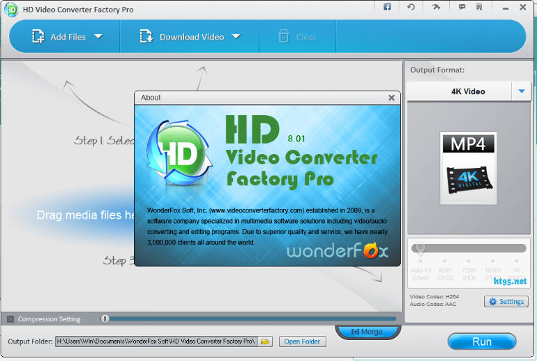 WonderFox HD Video Converter Factory Pro 4K (HEDİYE) Lisans